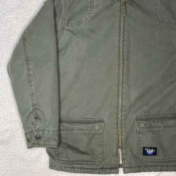 Walls Blizzard PRUF Sherpa Lines Green Canvas Hooded Jacket: Size Extra … - Picture 5 of 10